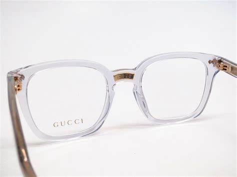 gucci clear reading glasses|Gucci oversized prescription glasses.